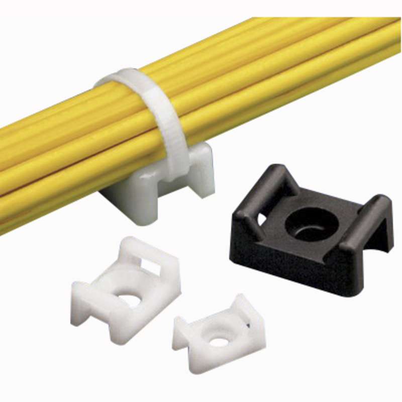 CABLE TIE MOUNT HEAT STABILIZED NYLON 6.6 BLK
